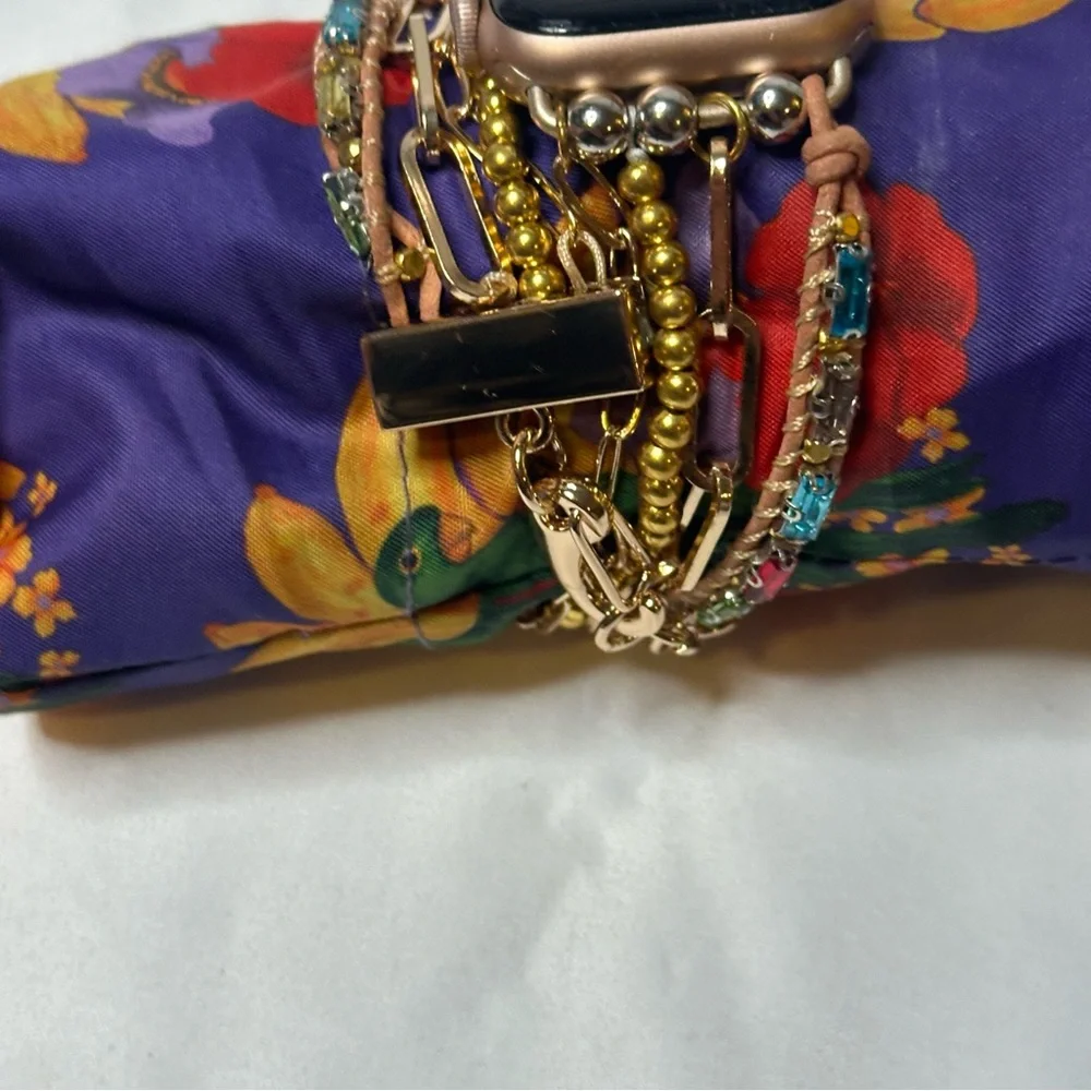 NWOT Victoria Emerson Chain Wrap Beaded Watch Band